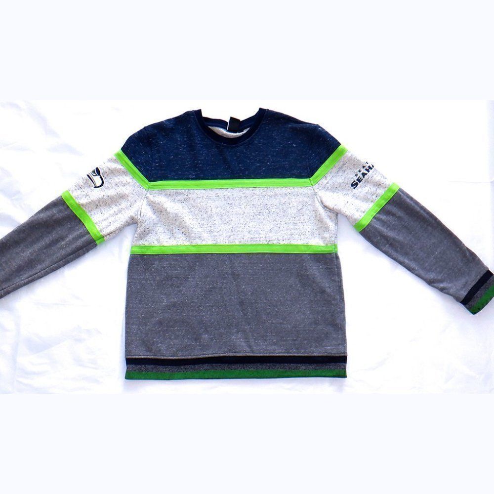 NFL Seattle Seahawks Gray/green L/S sweater top